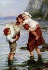 Frederick Morgan Famous Paintings - At Scarborough